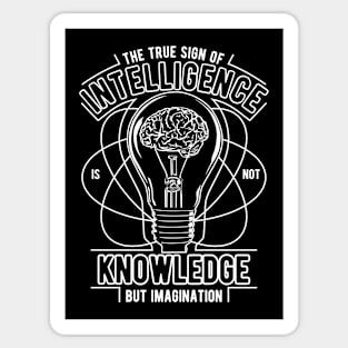 Imagination & Knowledge Sticker